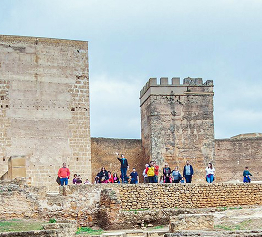 Imagen de visita al castillo